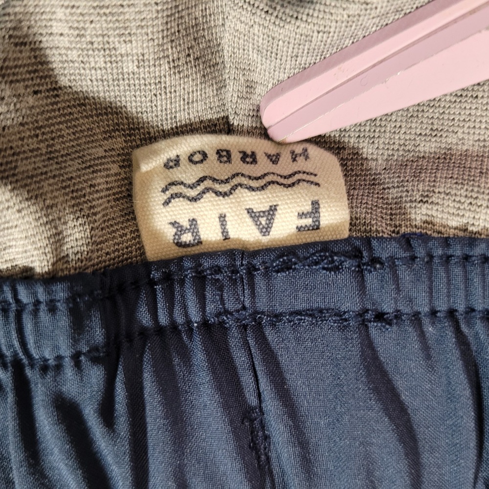 Fair‎ Harbor Swim Shorts Mens 2XL Green Tropical Elastic Waist Lined Drawstring - Picture 8 of 8